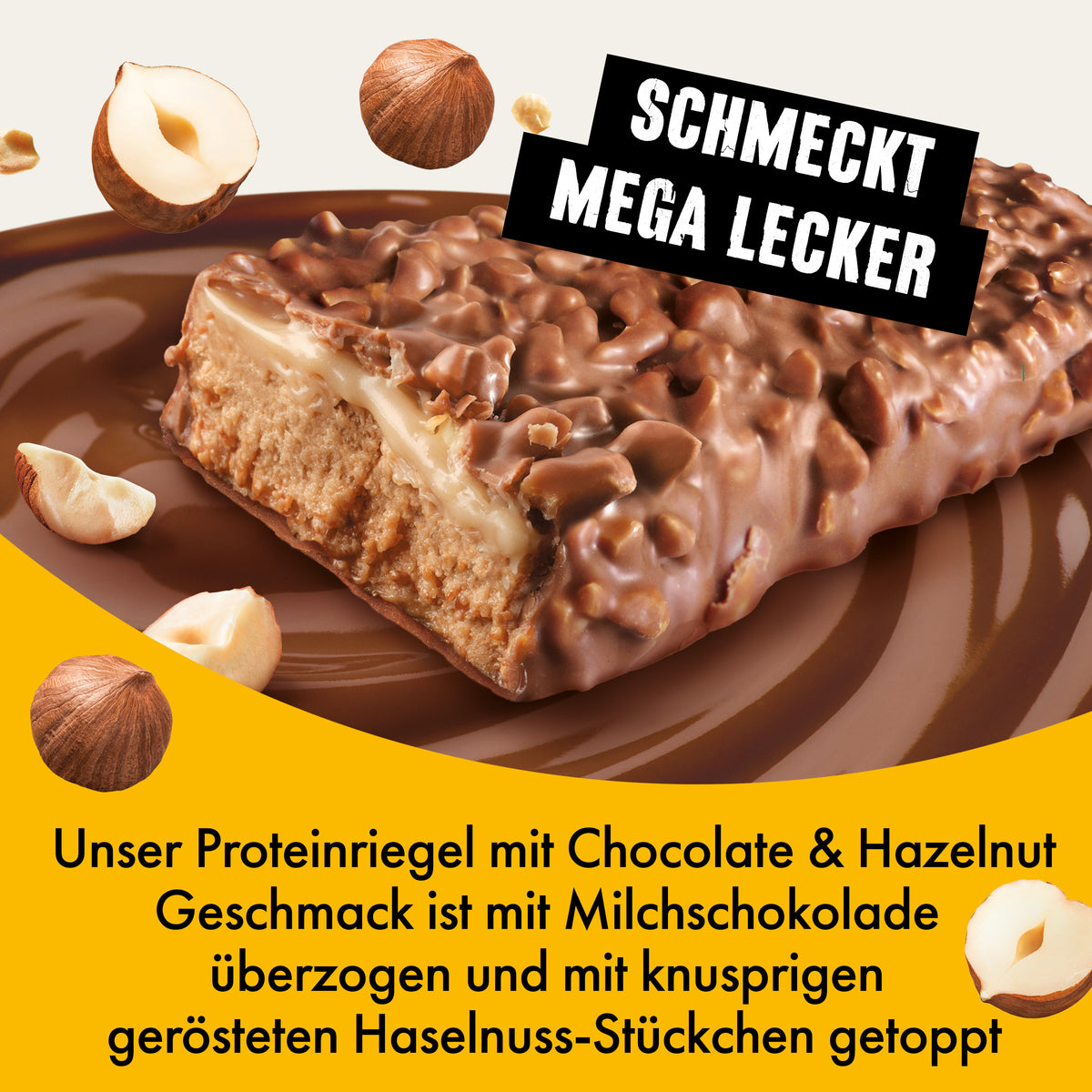Chocolate & Hazelnut Proteinriegel