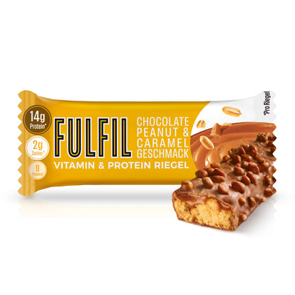 Chocolate Peanut And Caramel Proteinriegel