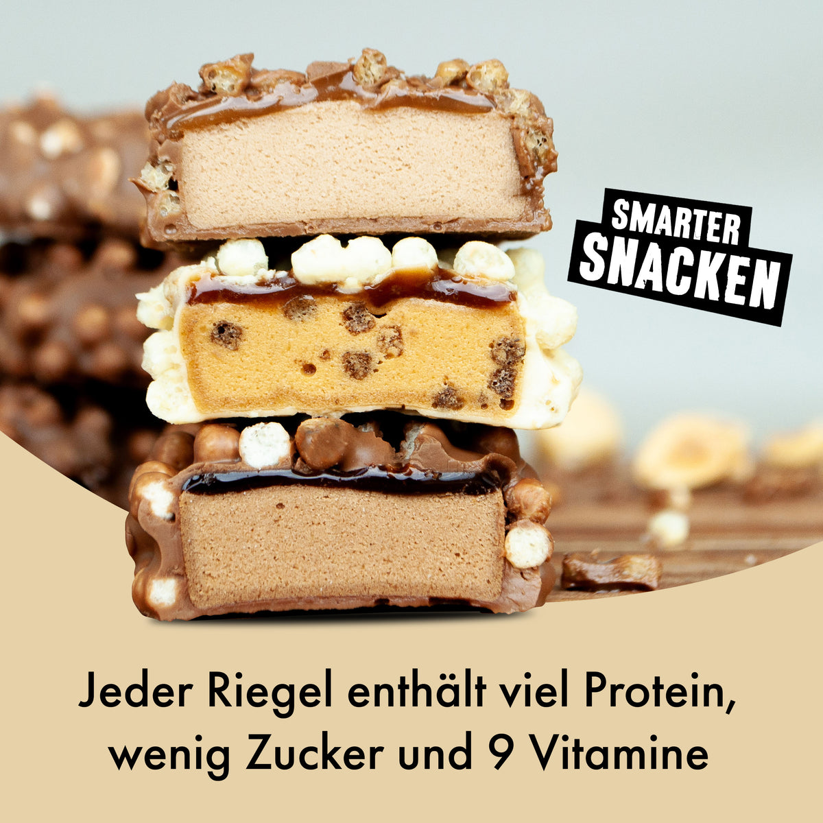 White Chocolate, Cookies & Cream Proteinriegel